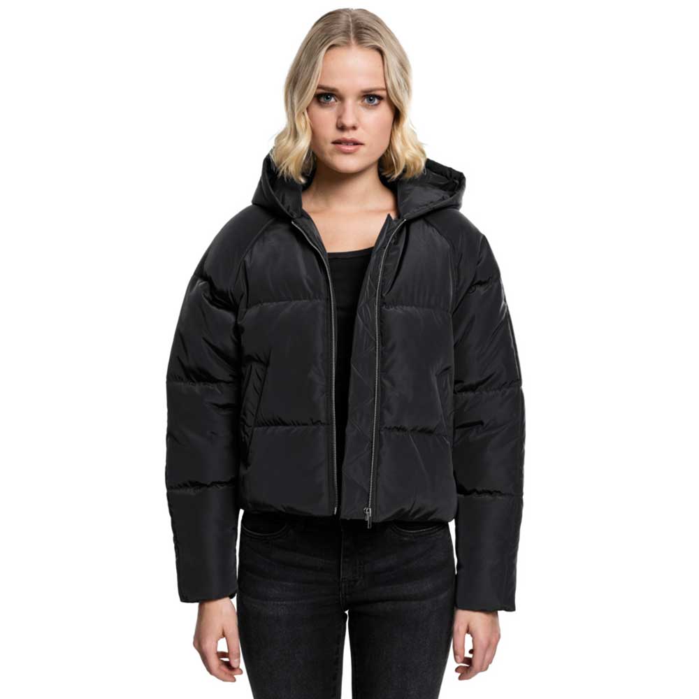 Urban Classics Urban Classics Winterjas Hooded Oversized Puffer Zwart | Attitude Holland Urban Classics Urban Classics Winterjas Hooded Oversized Puffer Zwart | Attitude Holland